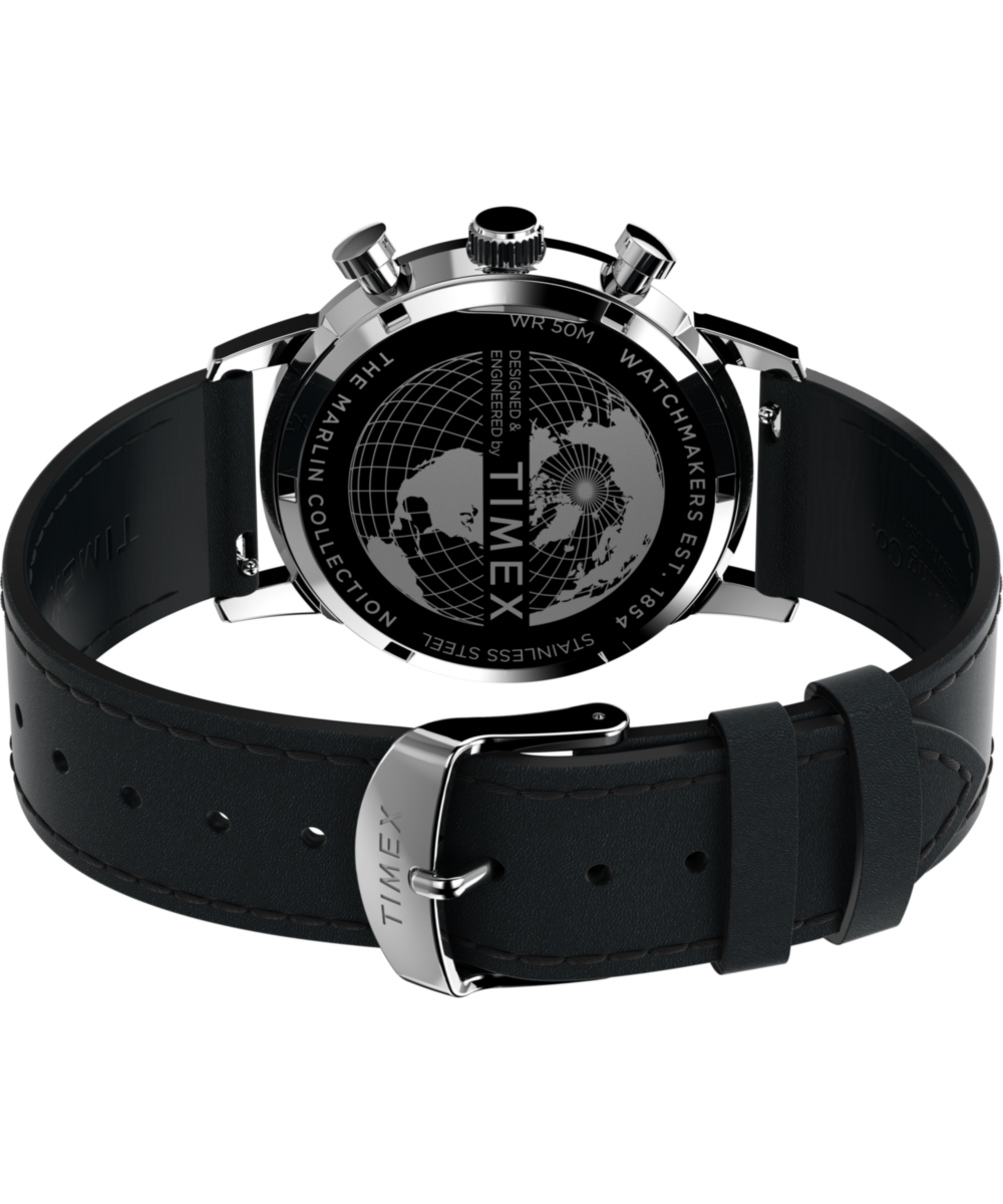 Heritage Marlin Chronograph Tachymeter 40mm Leather Strap Watch
