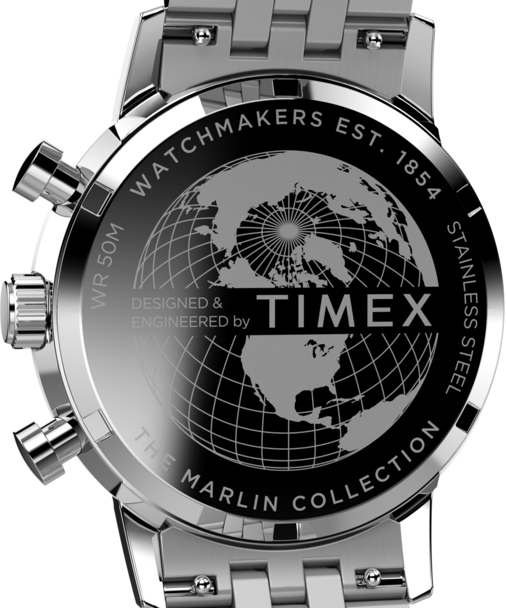 Heritage Marlin Chronograph Tachymeter 40mm Stainless Steel Bracelet Watch