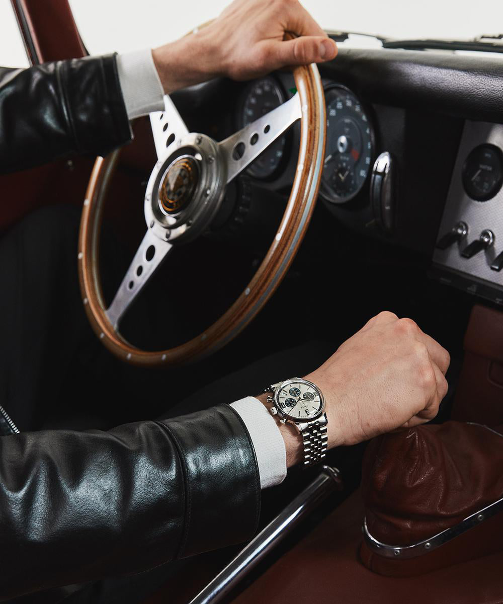 Heritage Marlin Chronograph Tachymeter 40mm Stainless Steel Bracelet Watch