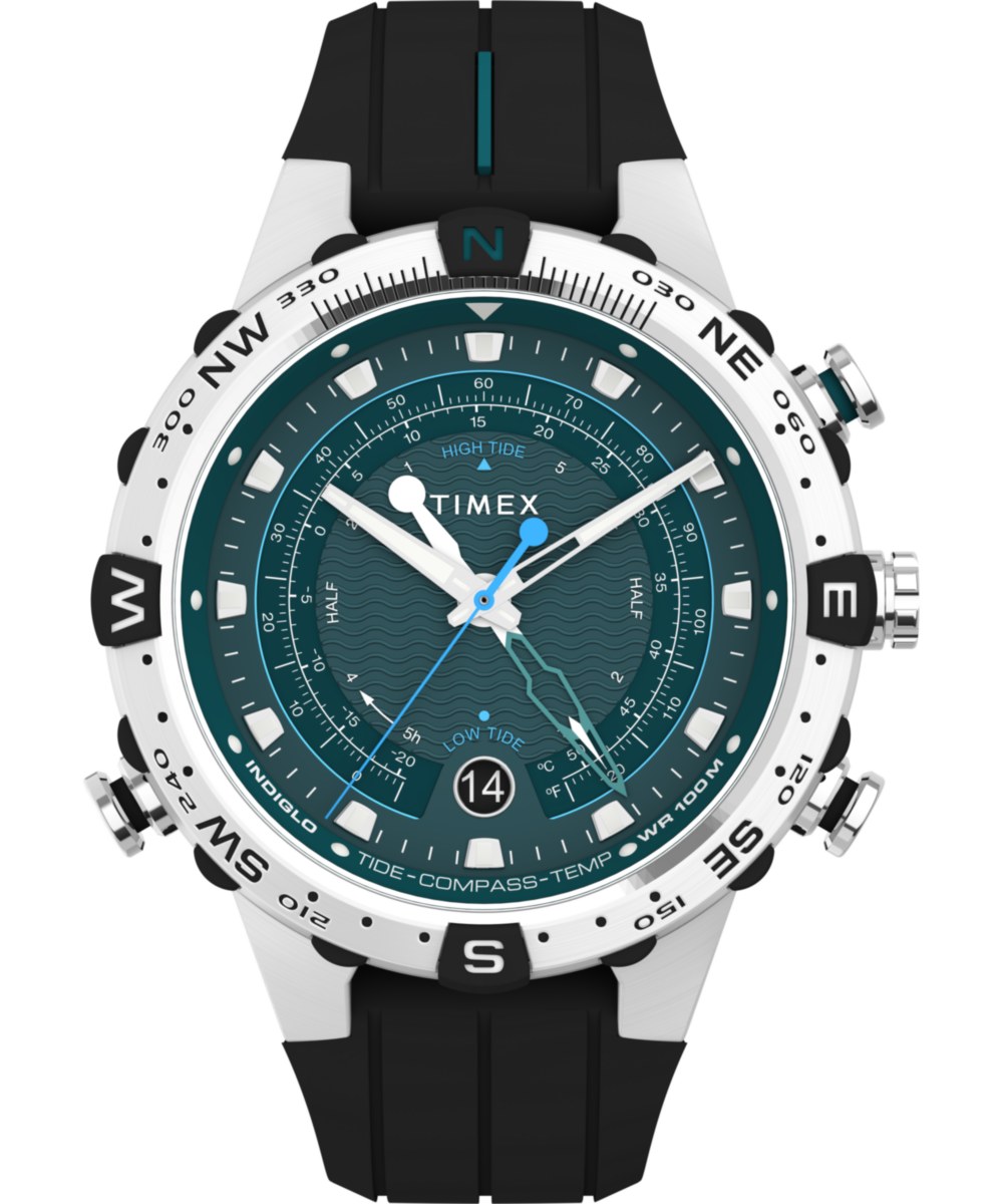 Heritage Expedition Tide-Temp-Compass 45mm Silicone Strap Watch