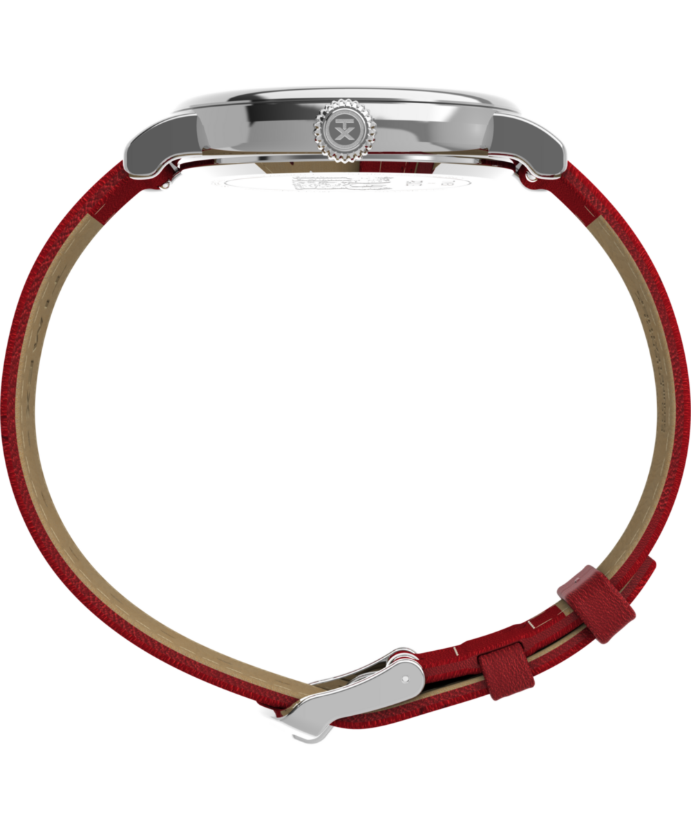 Heritage Peanuts x Timex Standard Snoopy Santa 40mm Leather Strap Watch