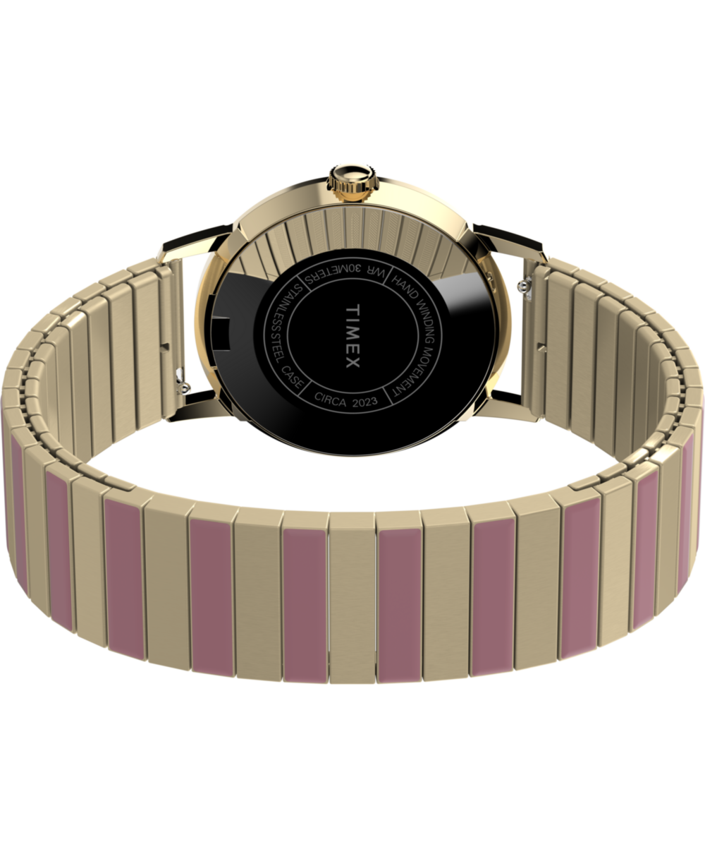 Heritage Marlin Hand-Wound 34mm Stainless Steel Expansion Band Watch
