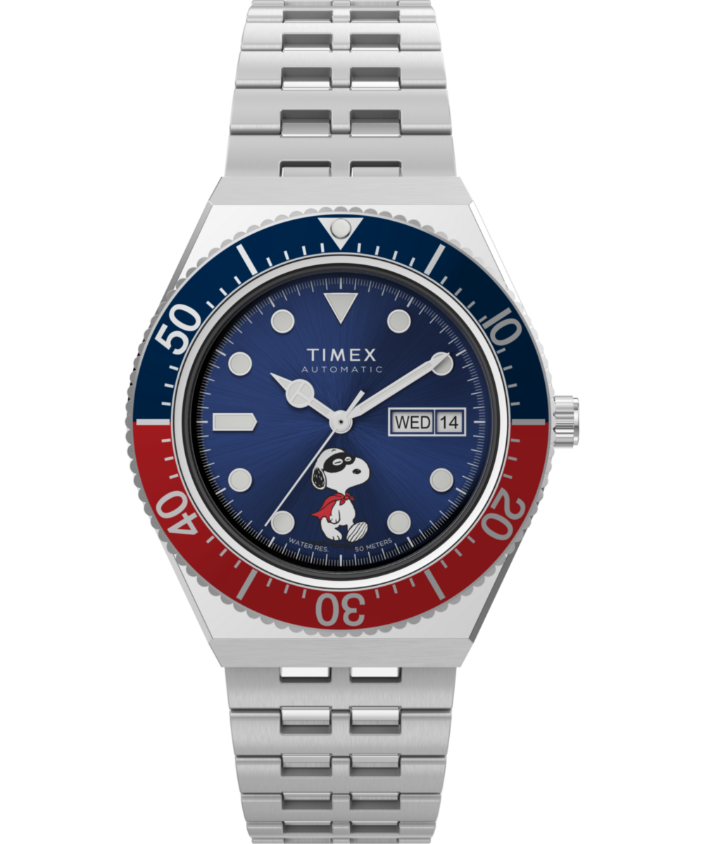 Heritage Peanuts x Timex M79 Automatic 40mm Stainless Steel Bracelet Watch