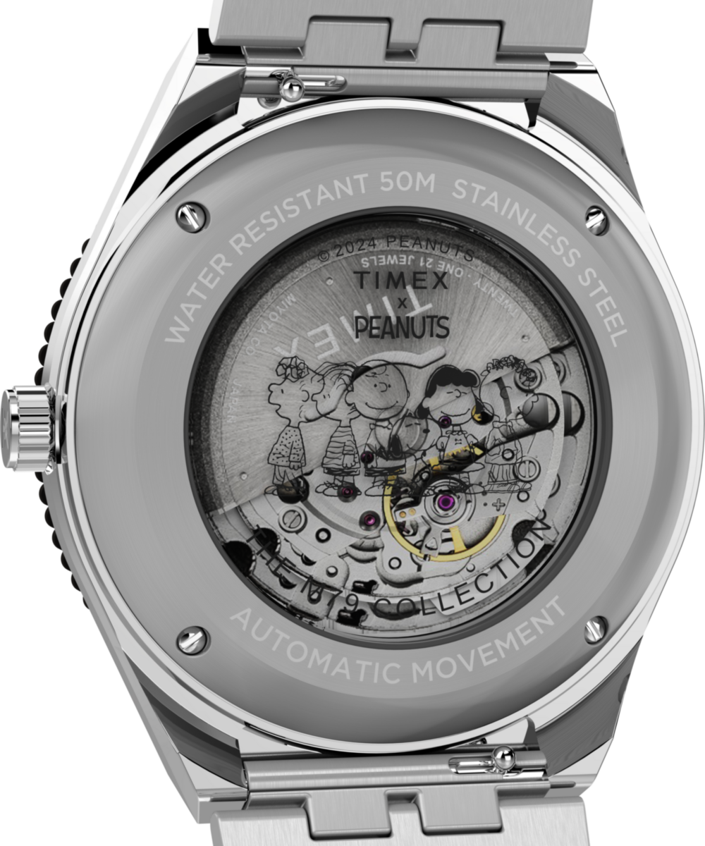 Heritage Peanuts x Timex M79 Automatic 40mm Stainless Steel Bracelet Watch