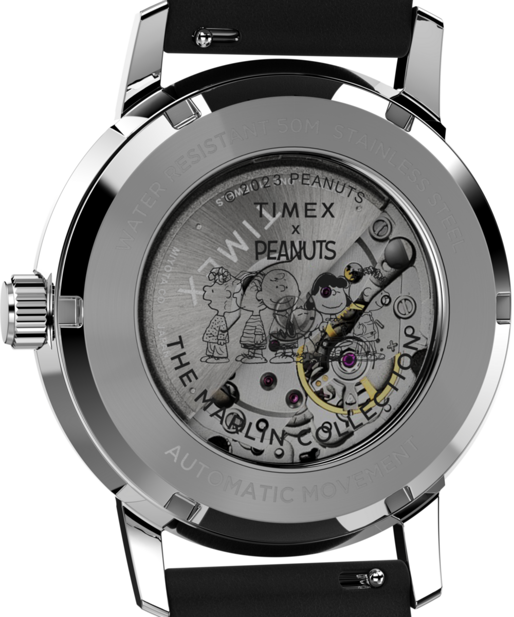 Heritage Peanuts x Timex Marlin Automatic Snoopy Flying Ace 40mm Leather Strap Watch