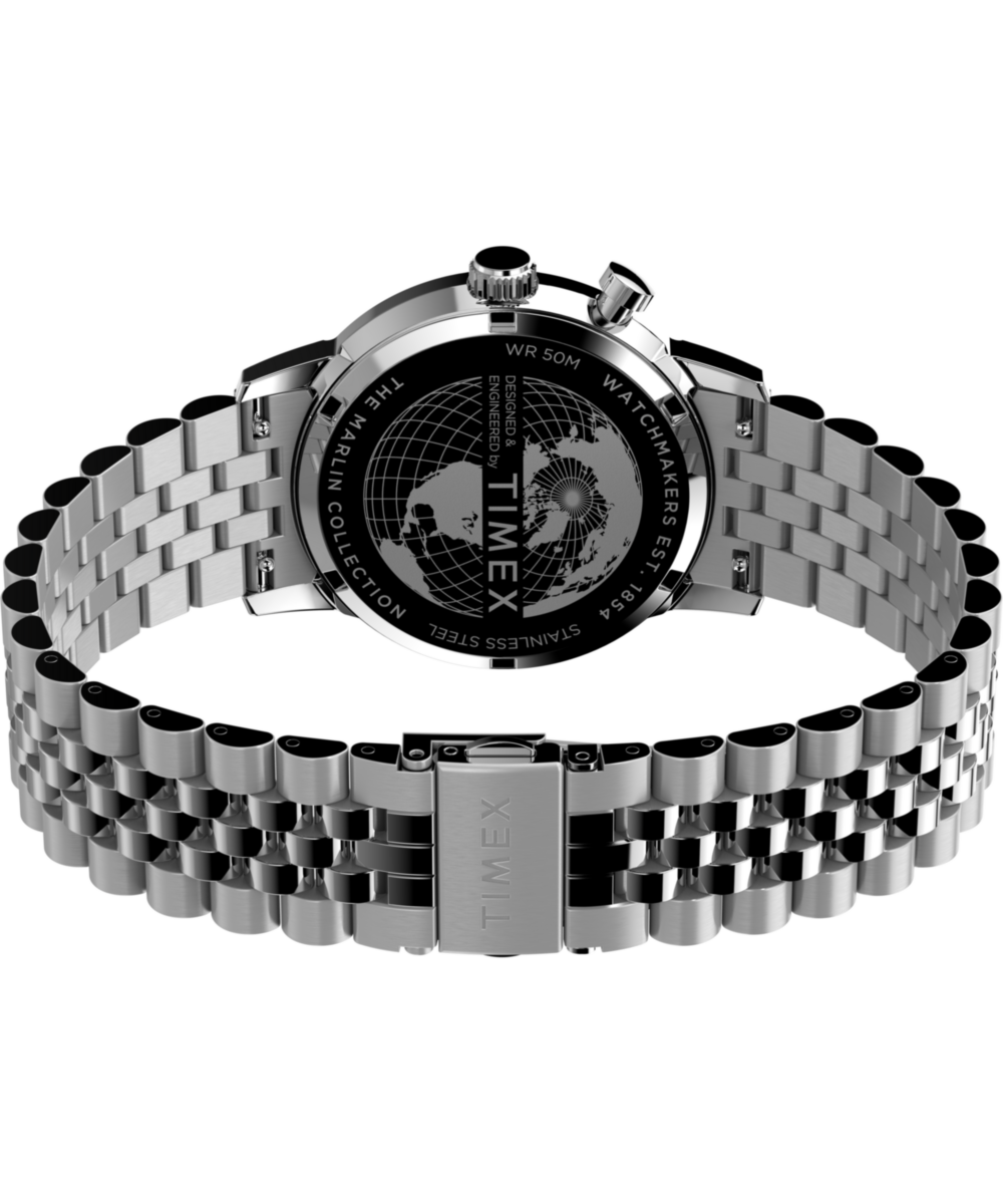 Heritage Marlin Moon Phase 40mm Stainless Steel Bracelet Watch