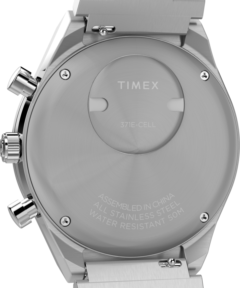 Heritage Q Timex Chronograph 40mm Stainless Steel Bracelet Watch