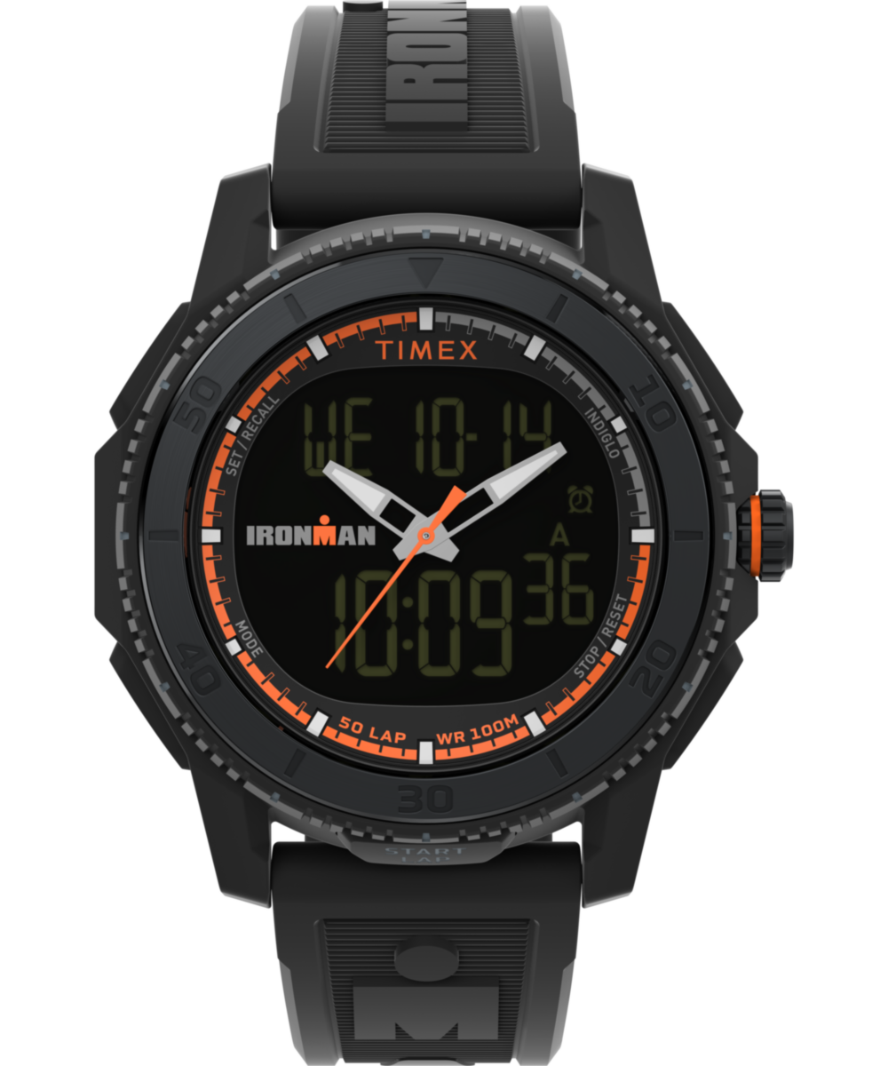 Heritage TIMEX IRONMAN Adrenaline Ana-digi 46.5mm PU Strap Watch