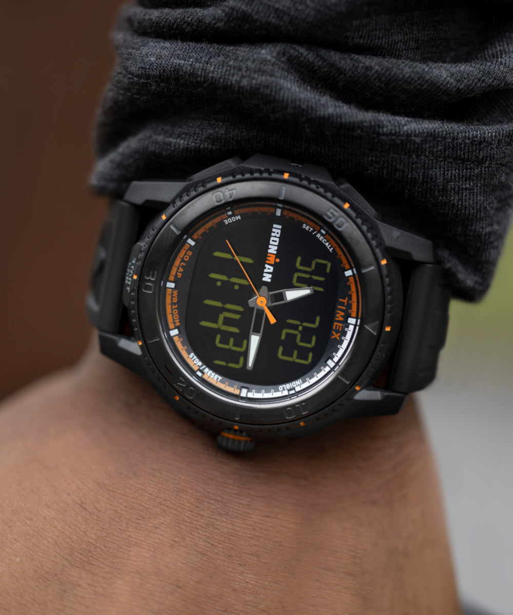 Heritage TIMEX IRONMAN Adrenaline Ana-digi 46.5mm PU Strap Watch