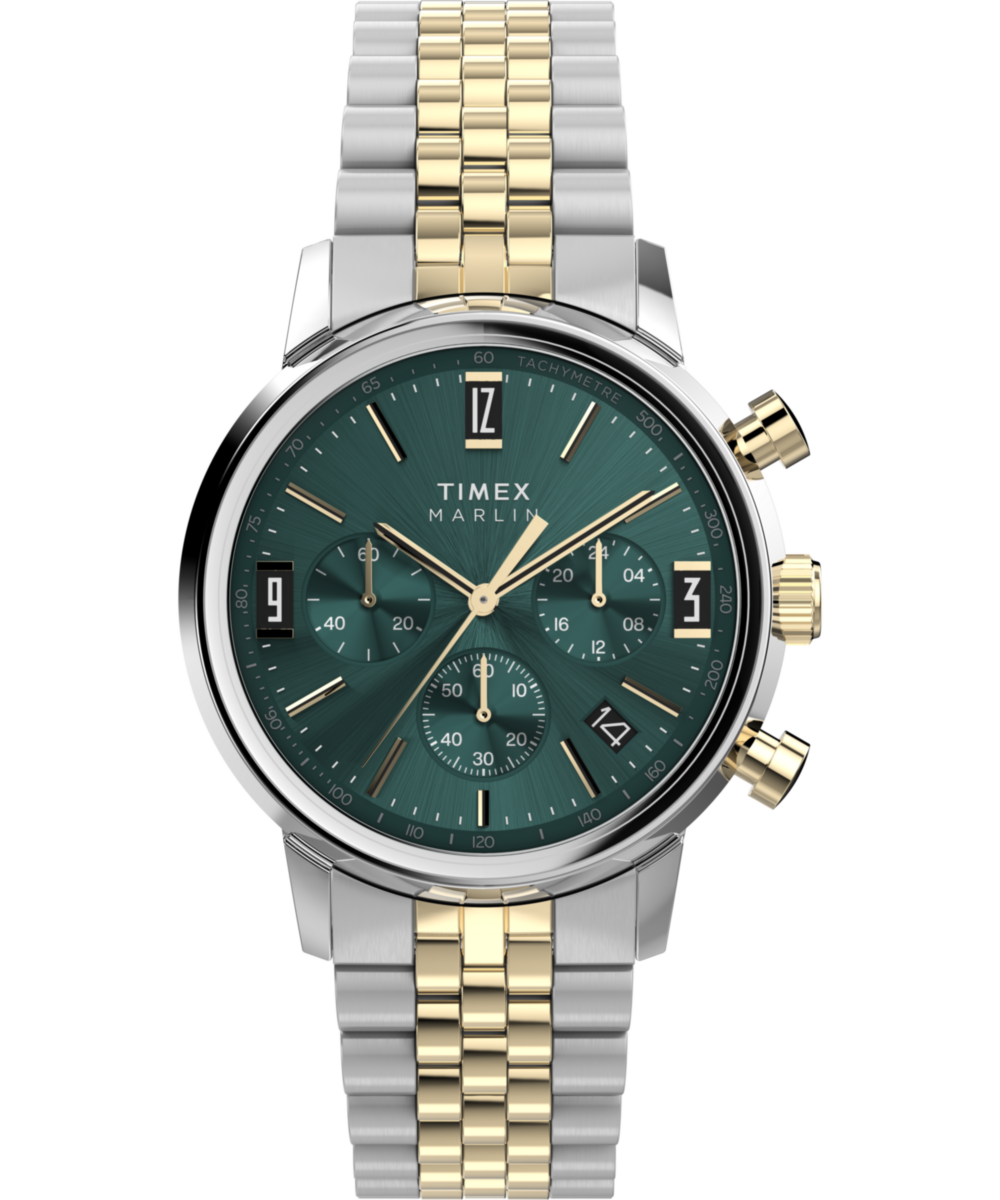 Heritage Marlin Chronograph Tachymeter 40mm Stainless Steel Bracelet Watch