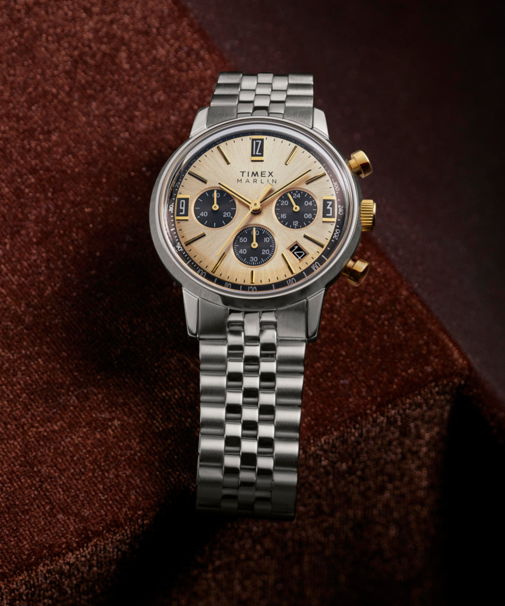 Heritage Marlin Chronograph Tachymeter 40mm Stainless Steel Bracelet Watch