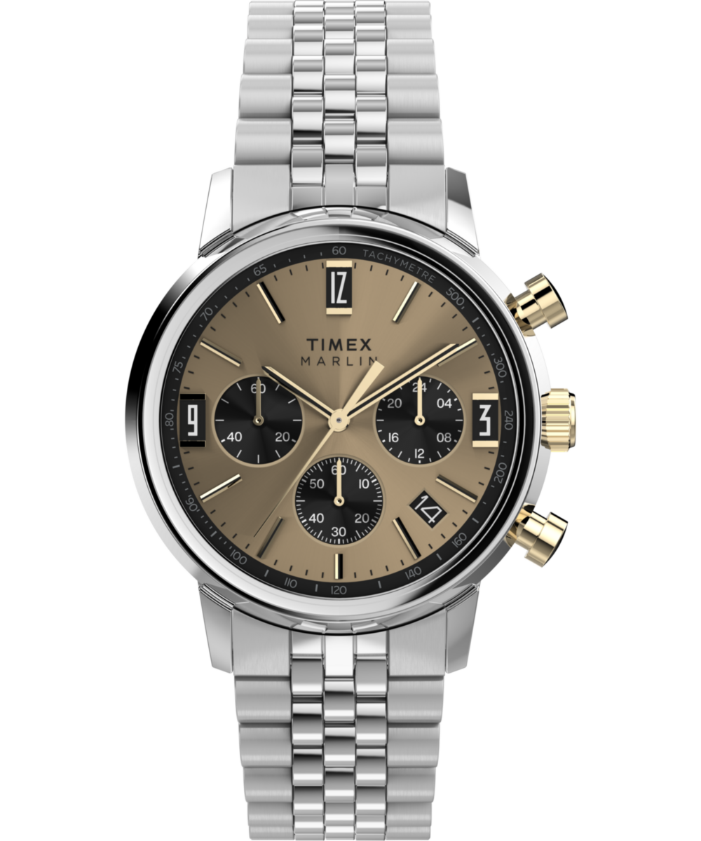 Heritage Marlin Chronograph Tachymeter 40mm Stainless Steel Bracelet Watch