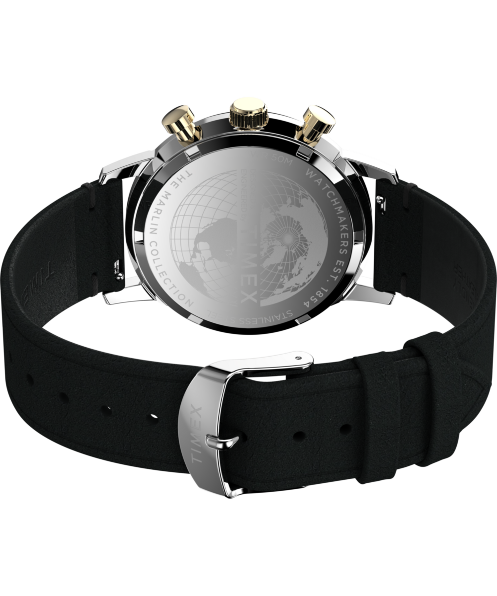 Heritage Marlin Chronograph Tachymeter 40mm Leather Strap Watch