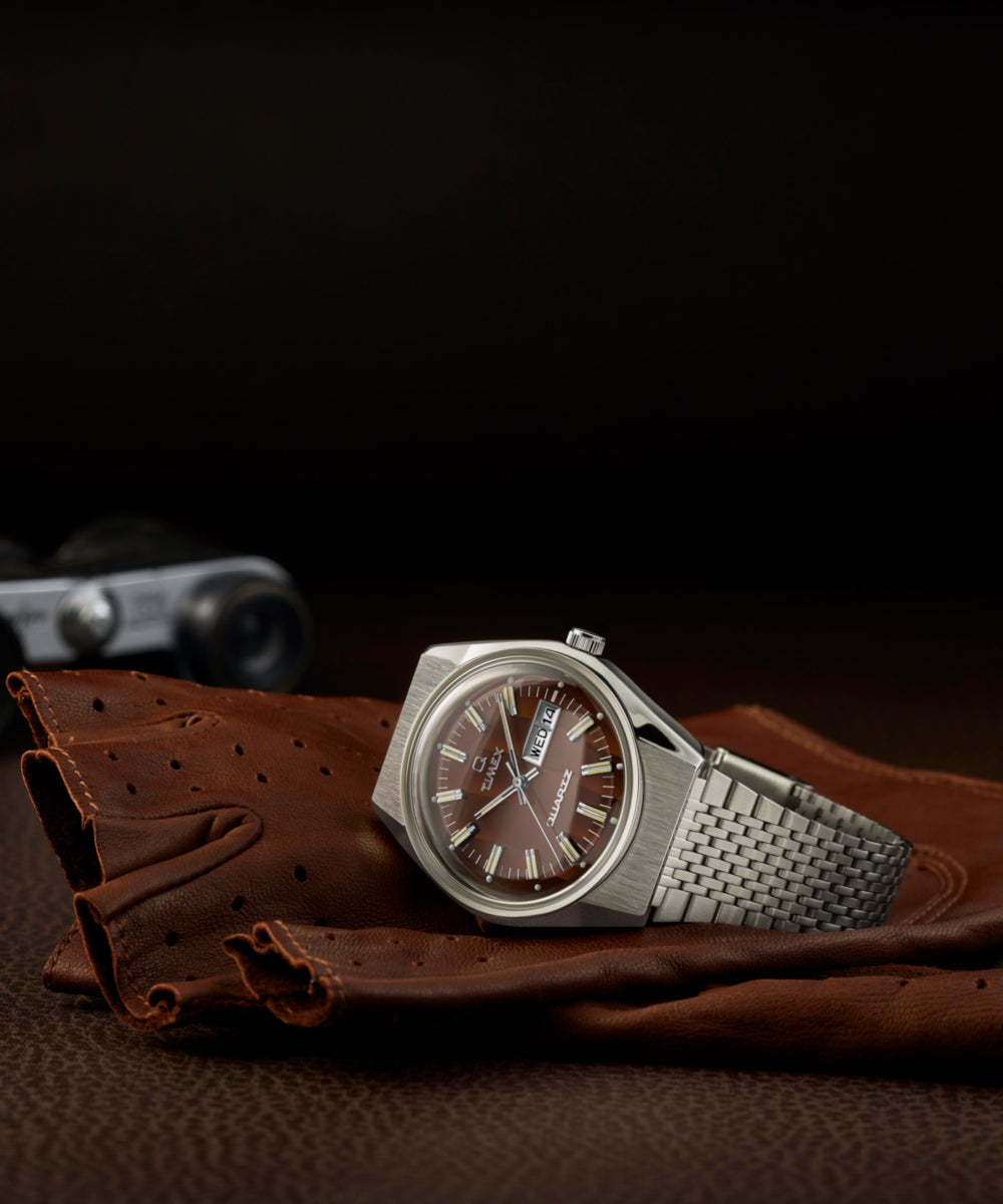Heritage Q Timex Falcon Eye 38mm Stainless Steel Bracelet Watch