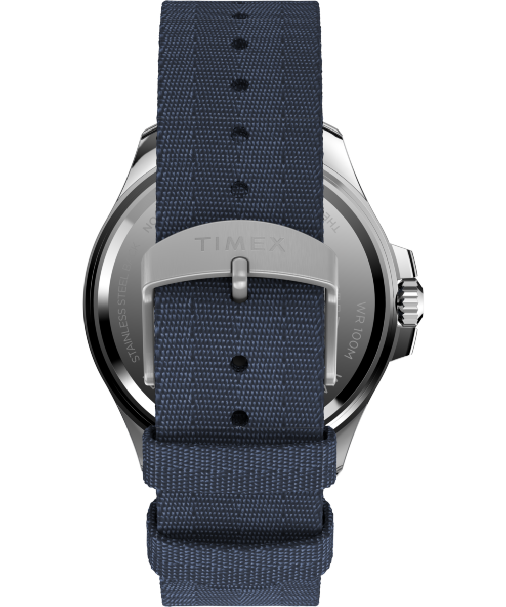 Heritage Harborside Coast 44mm Recycled Fabric Strap Watch