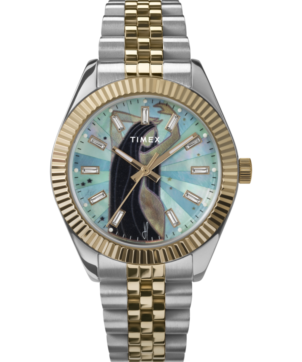 Heritage Timex x Jacquie Aiche Musings 36mm Stainless Steel Bracelet Watch