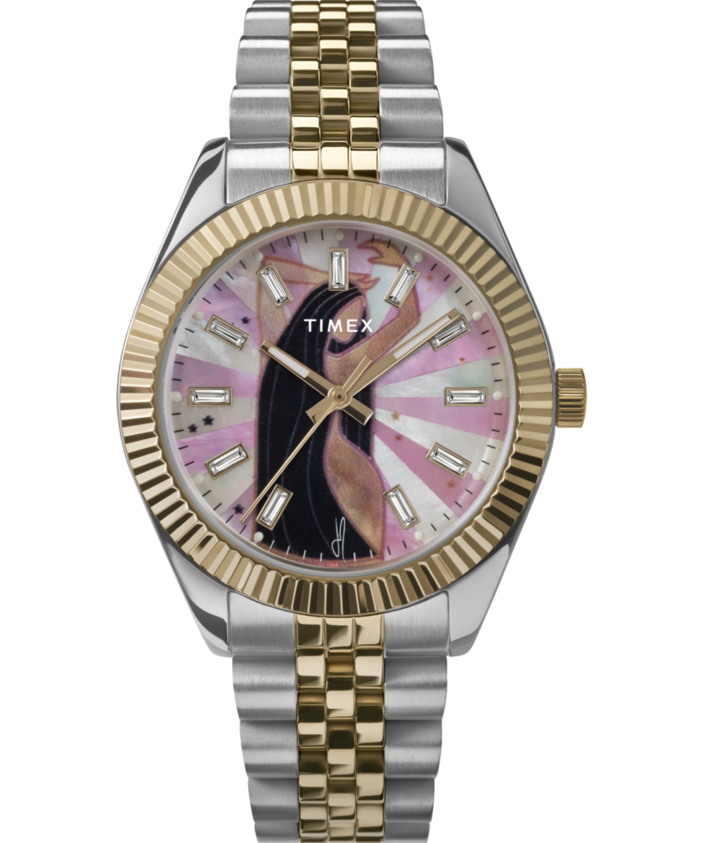 Heritage Timex x Jacquie Aiche Musings 36mm Stainless Steel Bracelet Watch