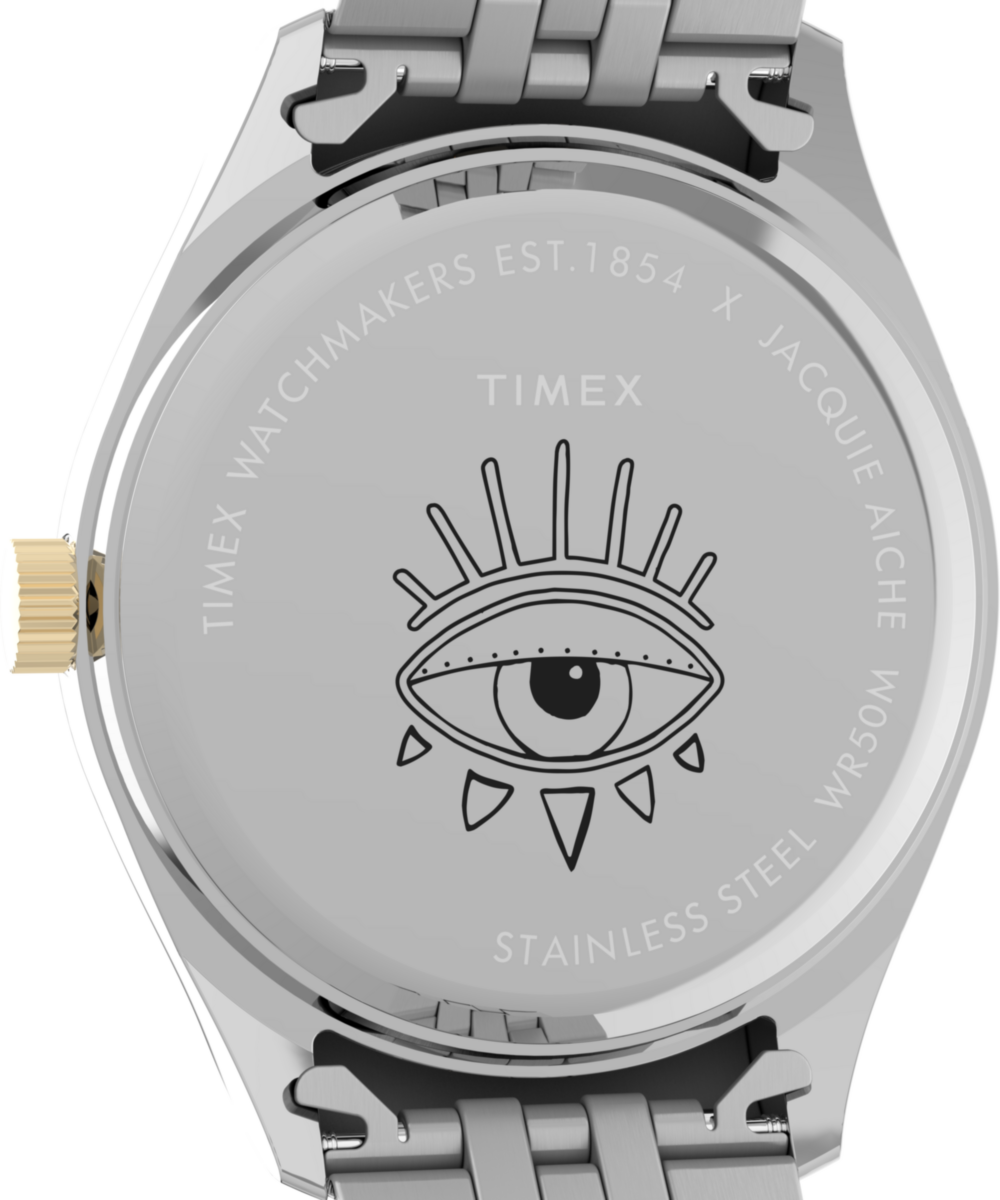Heritage Timex x Jacquie Aiche Musings 36mm Stainless Steel Bracelet Watch