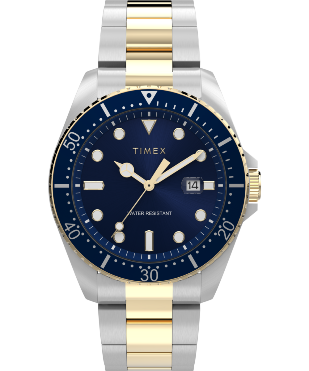 Heritage Mens Dress 42mm Stainless Steel Bracelet Watch