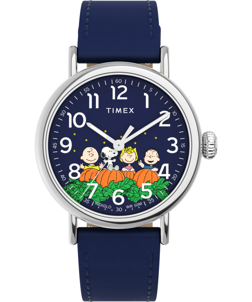 Heritage Peanuts x Timex Standard Pumpkin Patch 40mm Leather Strap Watch