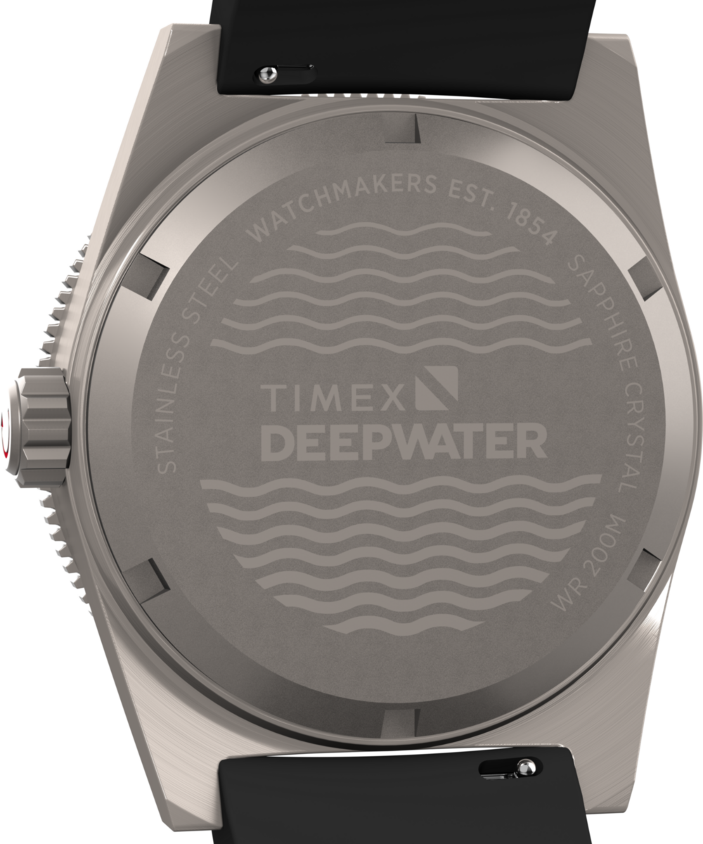 Heritage Deepwater Reef 200 Titanium Automatic 41mm Synthetic Rubber Strap Watch