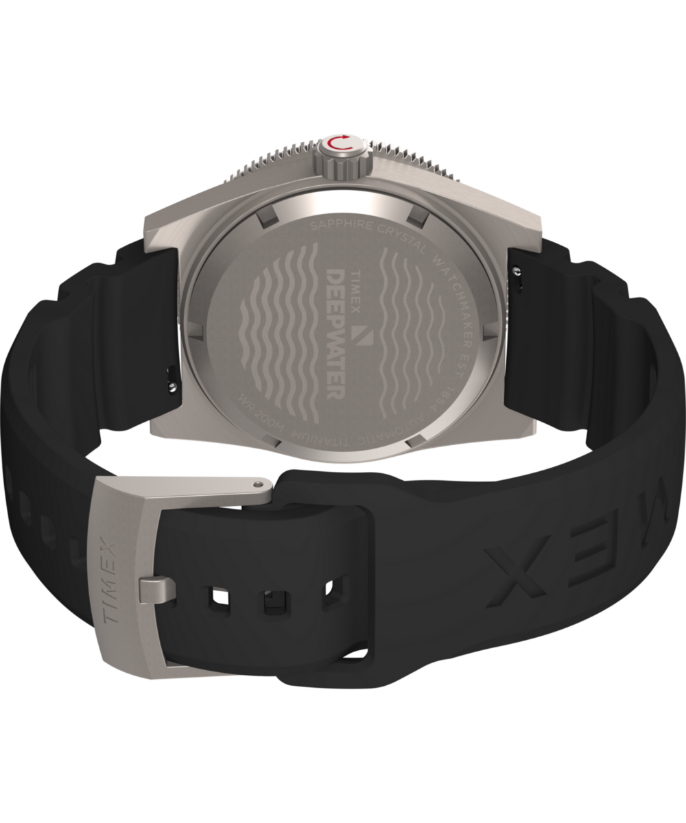 Heritage Deepwater Reef 200 Titanium Automatic 41mm Synthetic Rubber Strap Watch