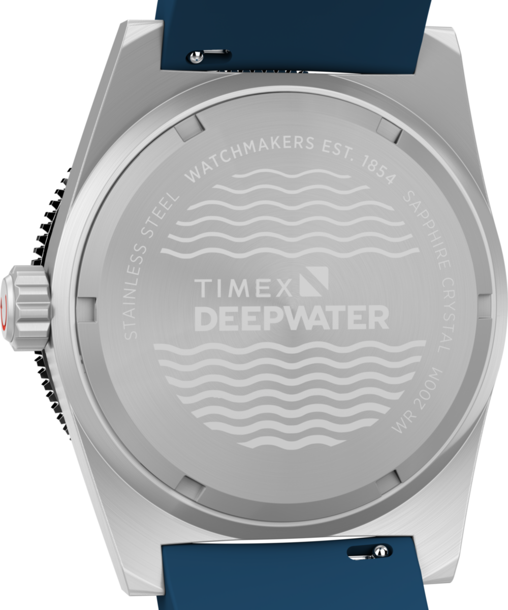 Heritage Deepwater Reef 200 41mm Synthetic Rubber Strap Watch