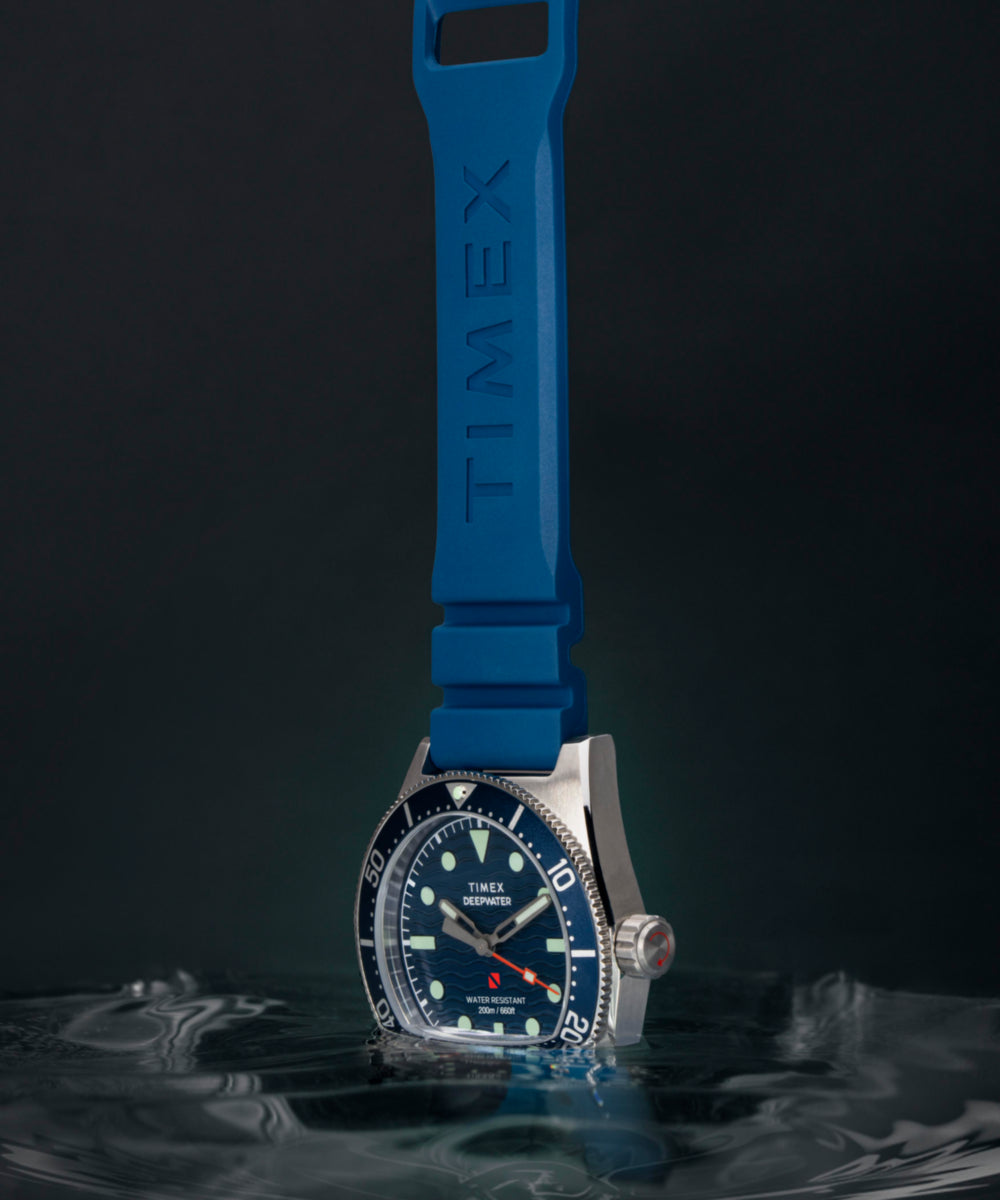 Heritage Deepwater Reef 200 41mm Synthetic Rubber Strap Watch