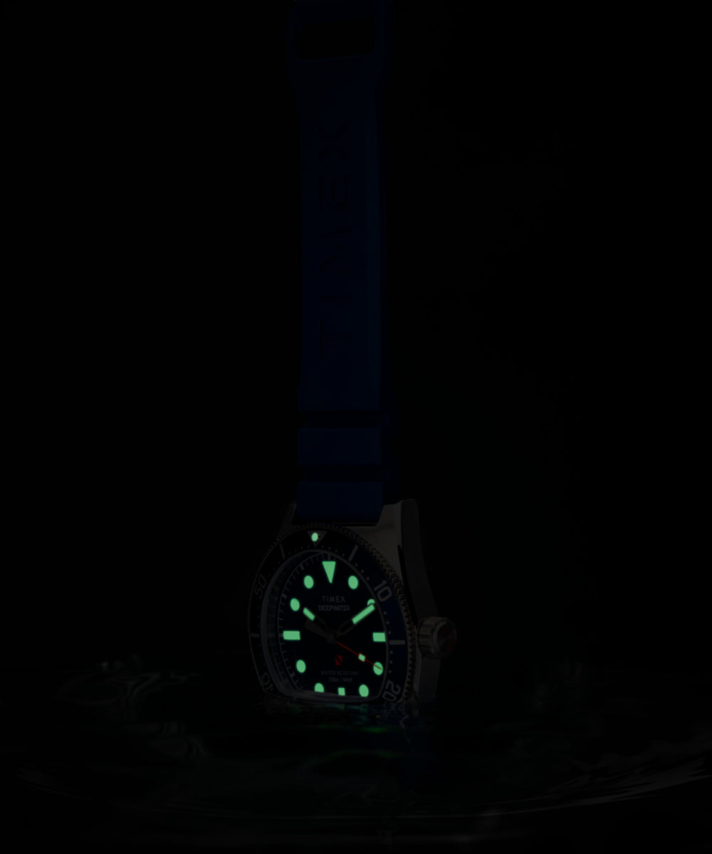 Heritage Deepwater Reef 200 41mm Synthetic Rubber Strap Watch