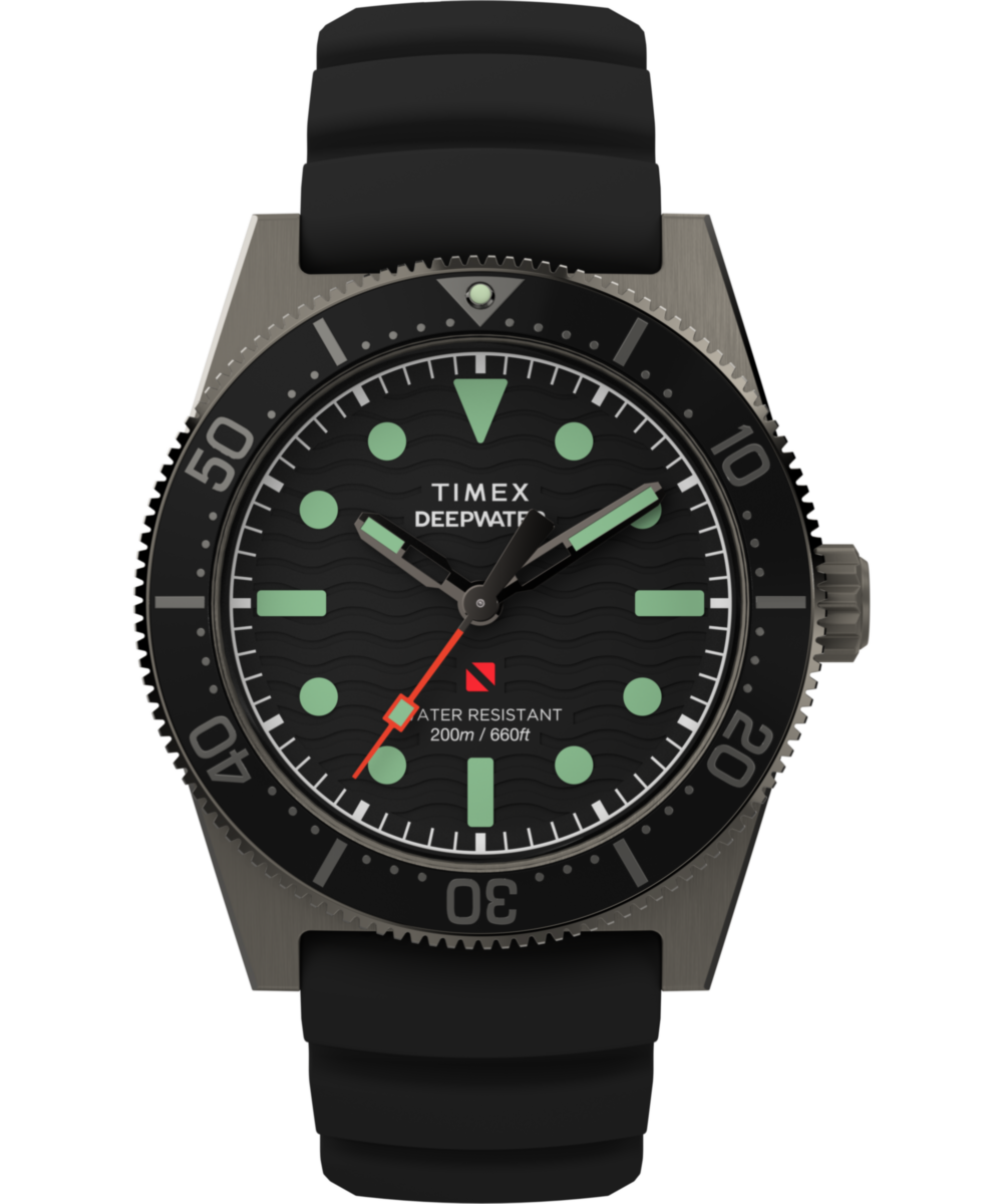 Heritage Deepwater Reef 200 41mm Synthetic Rubber Strap Watch