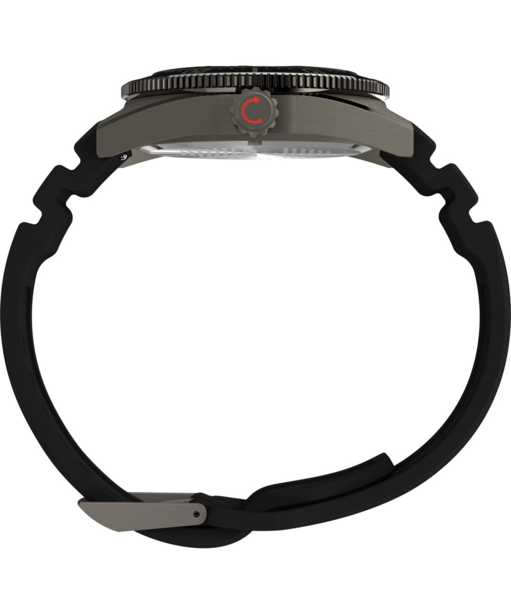 Heritage Deepwater Reef 200 41mm Synthetic Rubber Strap Watch