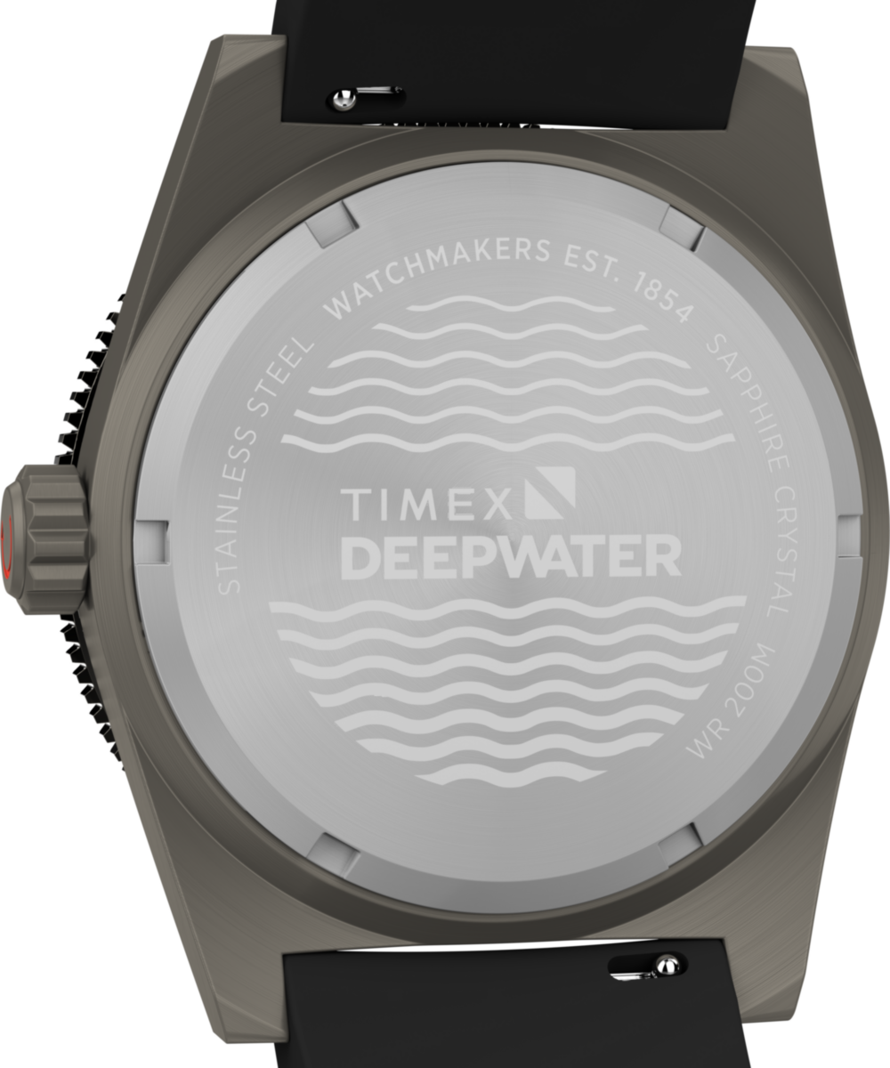 Heritage Deepwater Reef 200 41mm Synthetic Rubber Strap Watch