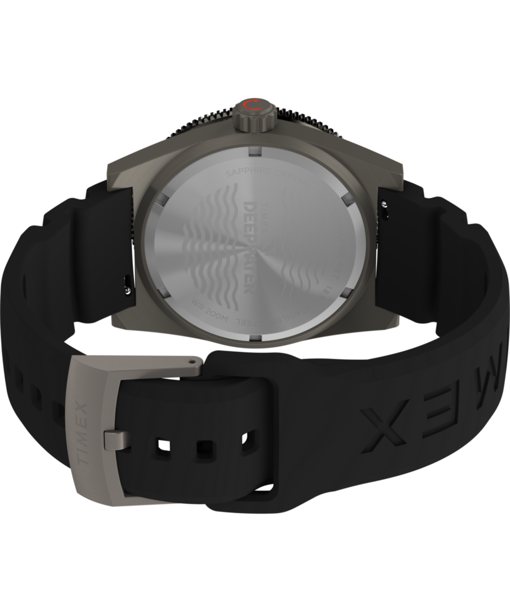 Heritage Deepwater Reef 200 41mm Synthetic Rubber Strap Watch