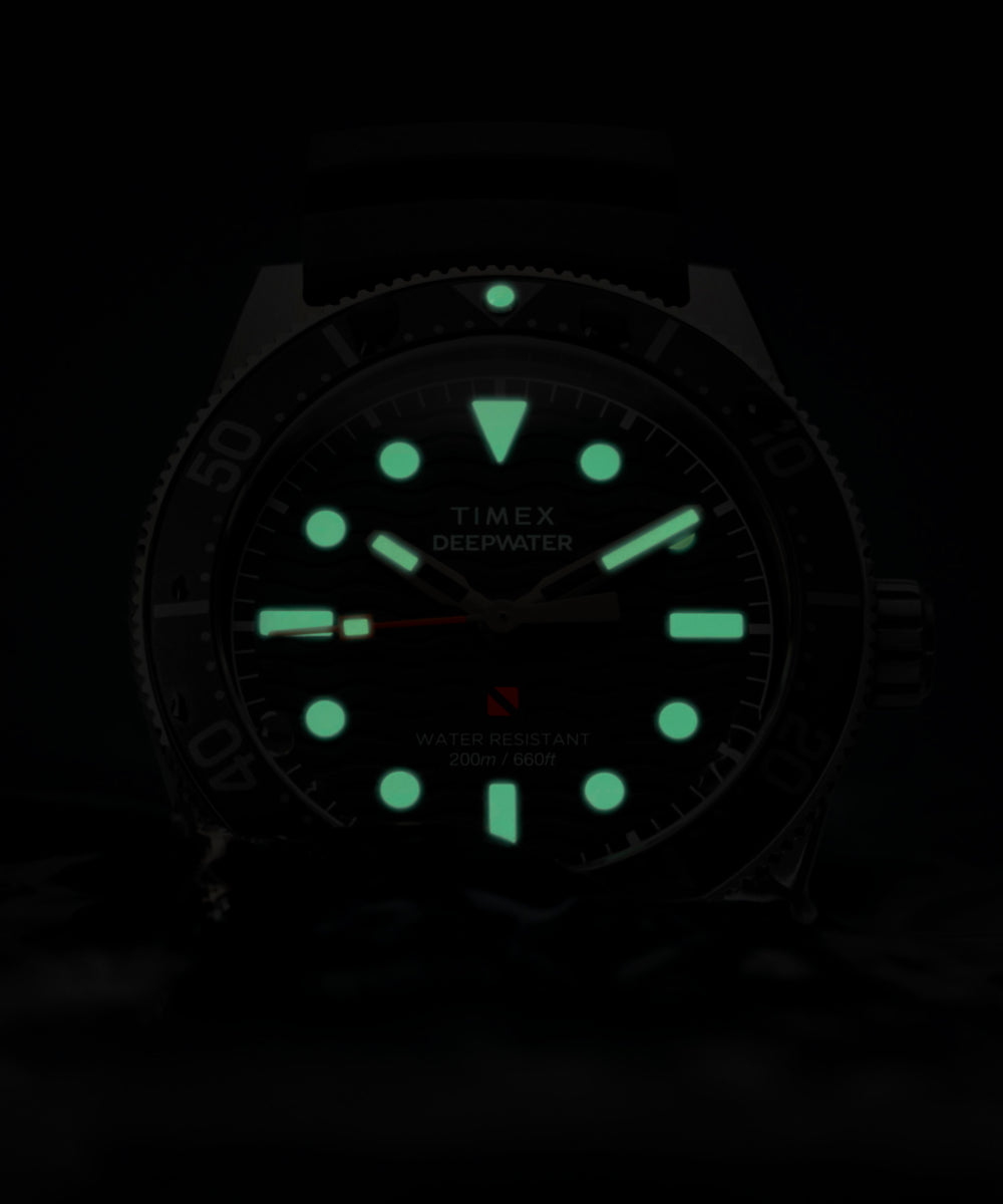 Heritage Deepwater Reef 200 41mm Synthetic Rubber Strap Watch