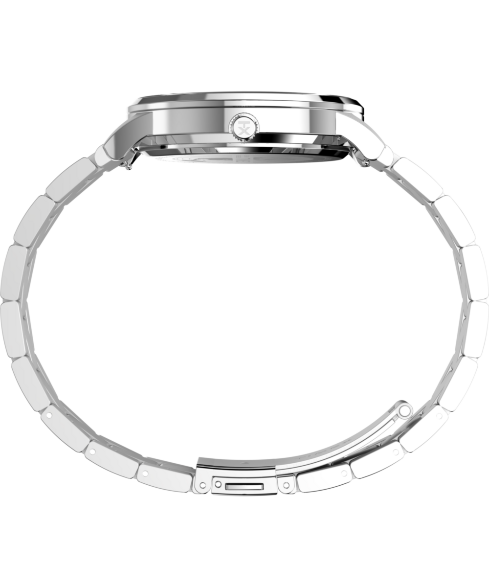 Heritage Waterbury Classic Moon Phase 40mm Stainless Steel Bracelet Watch
