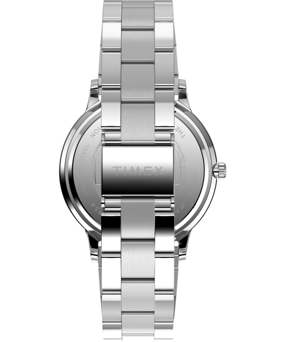 Heritage Waterbury Classic Moon Phase 40mm Stainless Steel Bracelet Watch