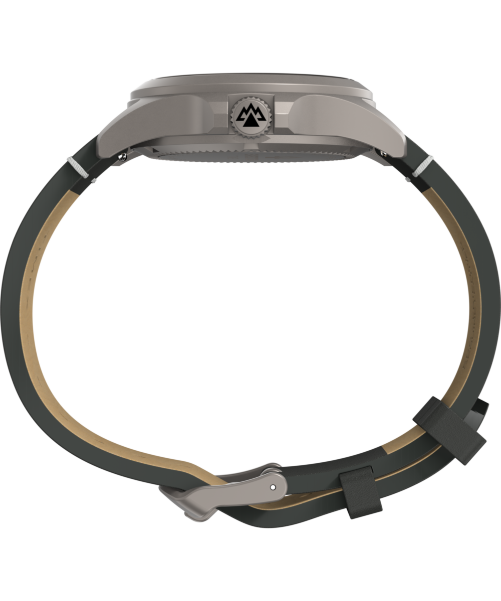 Heritage Expedition Titanium 38mm Leather Strap Watch