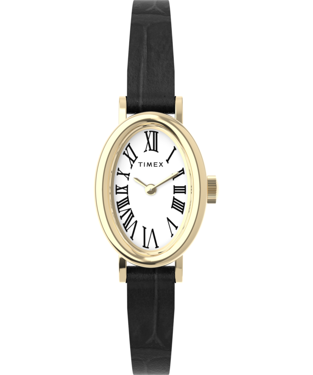 Heritage Cavatina 19mm Leather Strap Watch