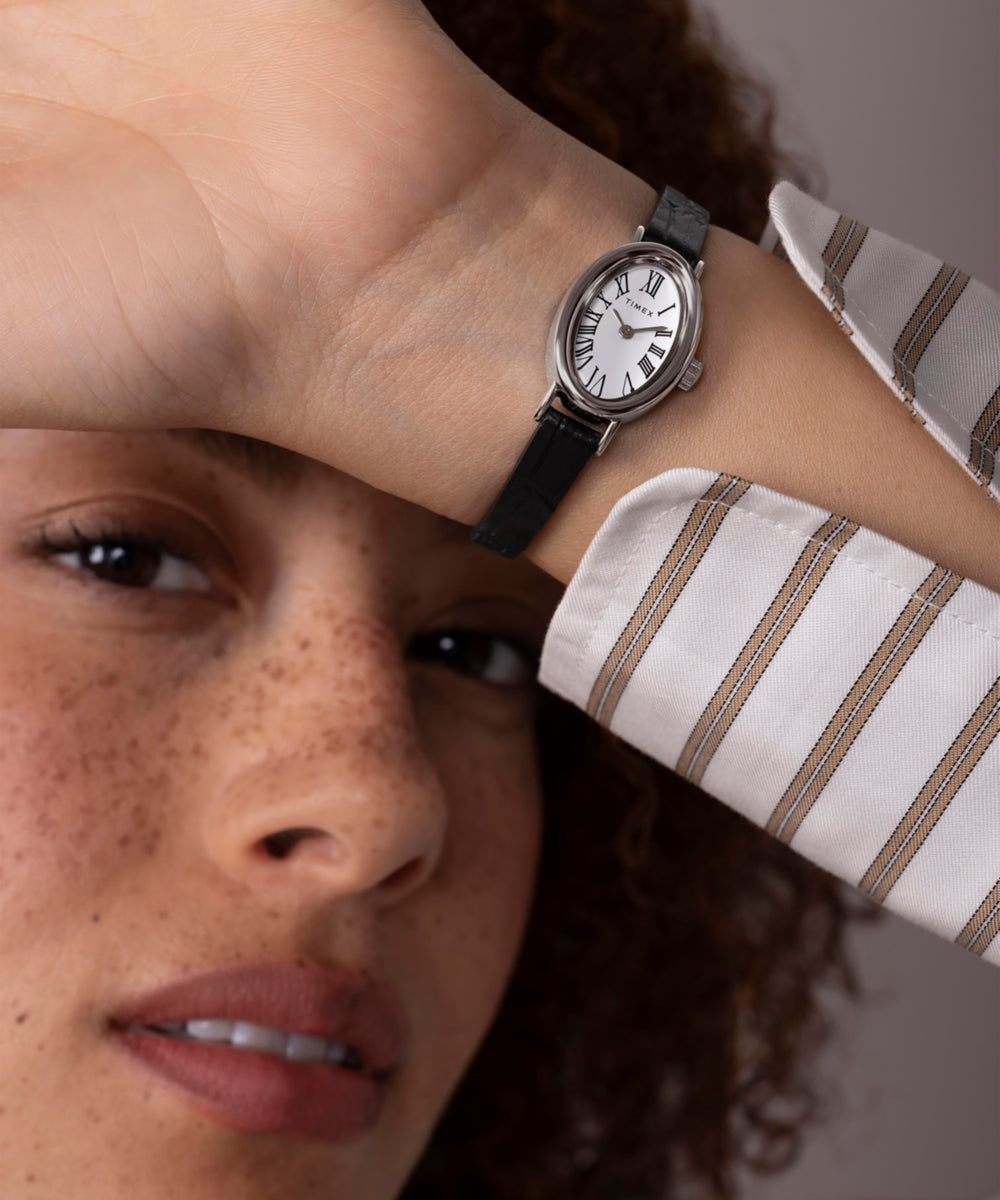 Heritage Cavatina 19mm Leather Strap Watch