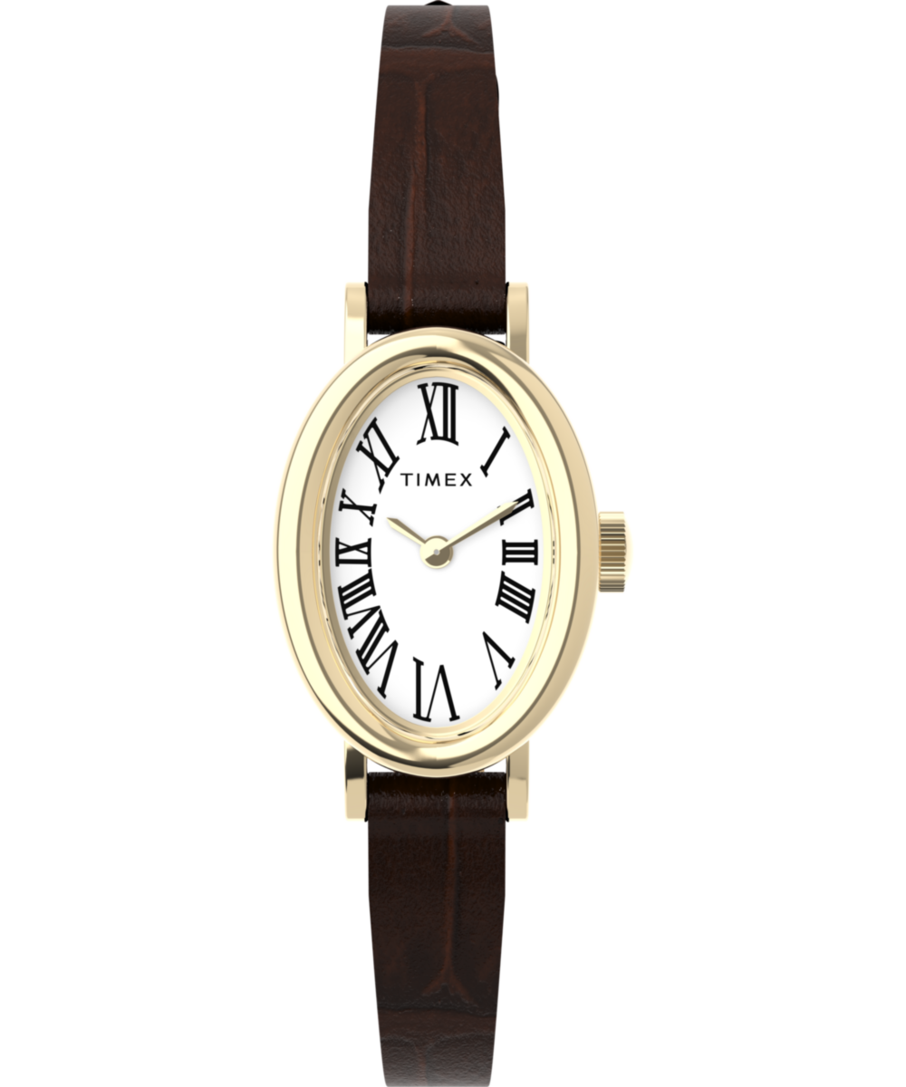 Heritage Cavatina 19mm Leather Strap Watch