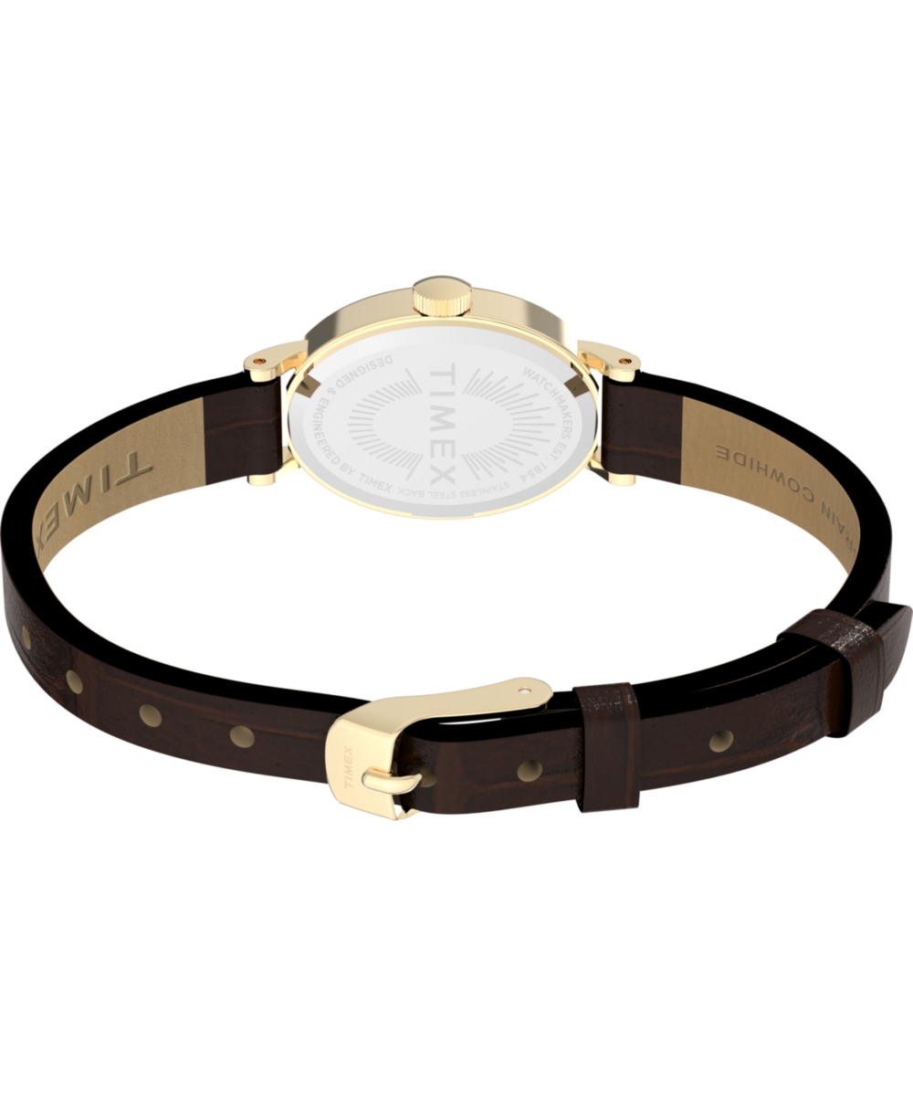 Heritage Cavatina 19mm Leather Strap Watch