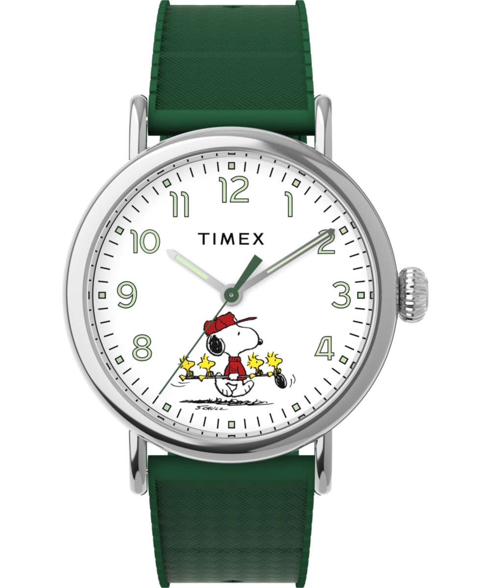 Heritage Peanuts x Timex Standard Golf 40mm Synthetic Rubber Strap Watch