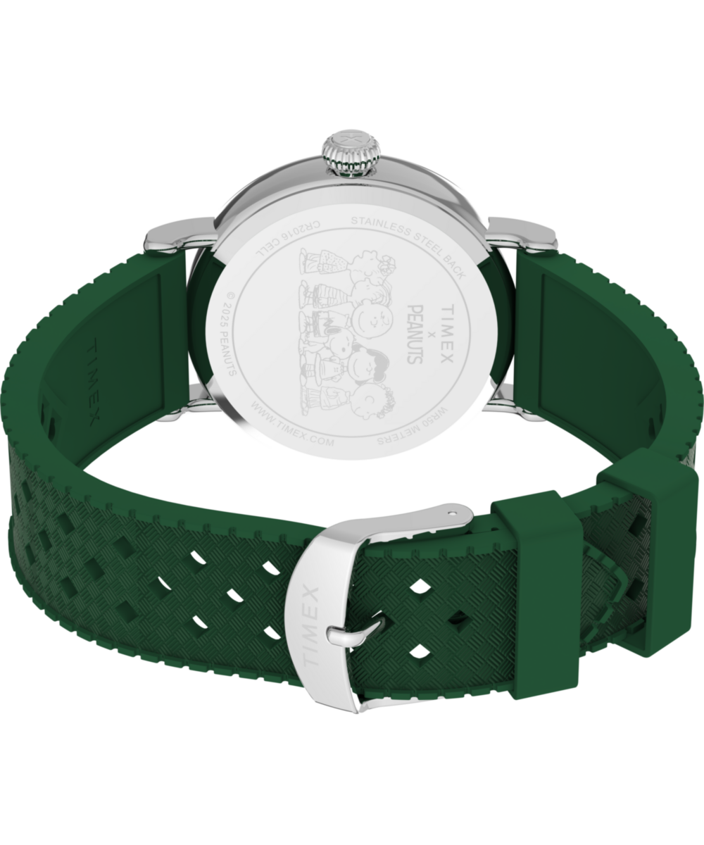Heritage Peanuts x Timex Standard Golf 40mm Synthetic Rubber Strap Watch