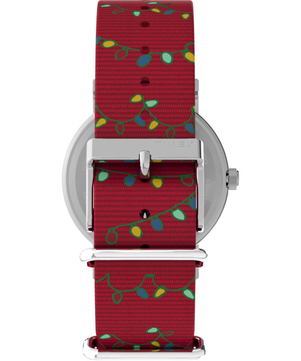 Heritage Peanuts x Timex Weekender Holiday 38mm Fabric Strap Watch