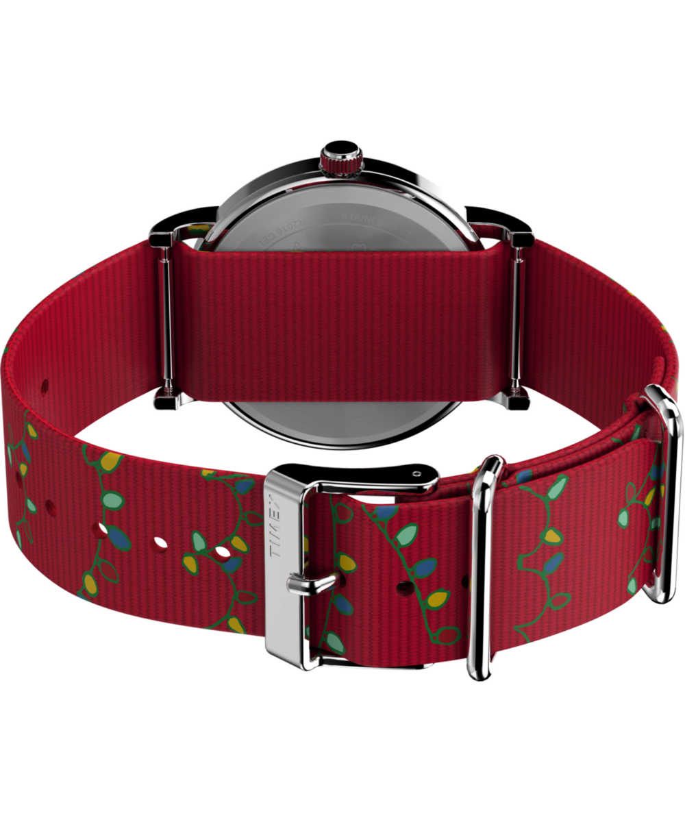 Heritage Peanuts x Timex Weekender Holiday 38mm Fabric Strap Watch