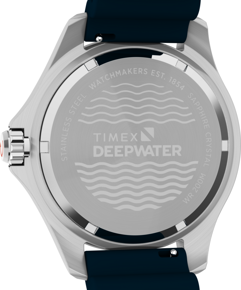 Heritage Deepwater Meridian 200 44mm Synthetic Rubber Strap Watch