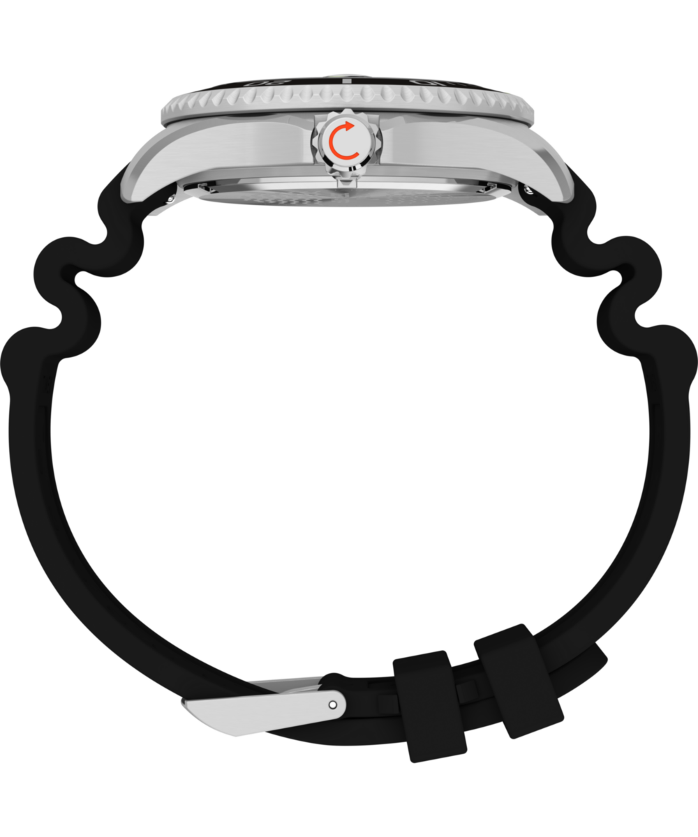 Heritage Deepwater Meridian 200 44mm Synthetic Rubber Strap Watch