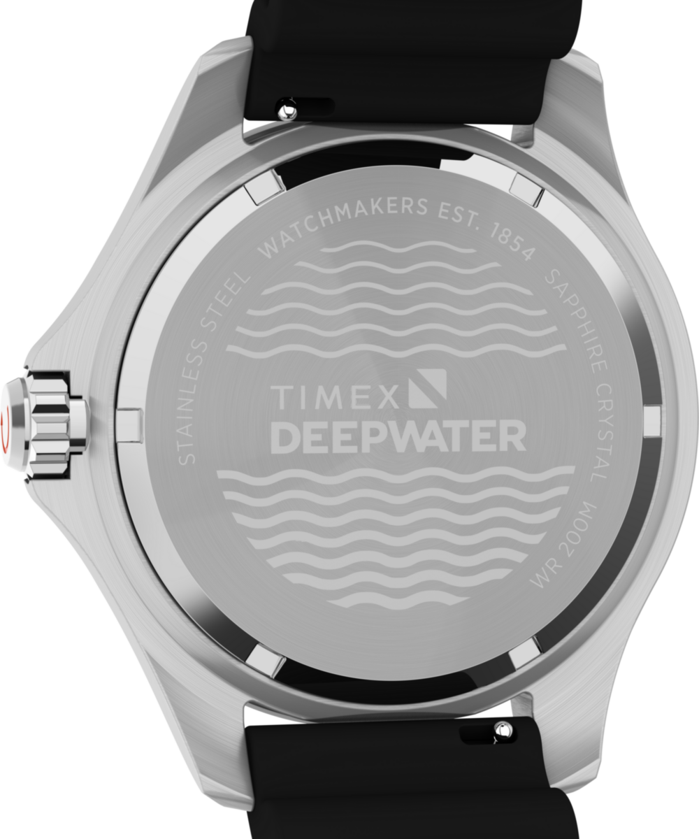 Heritage Deepwater Meridian 200 44mm Synthetic Rubber Strap Watch
