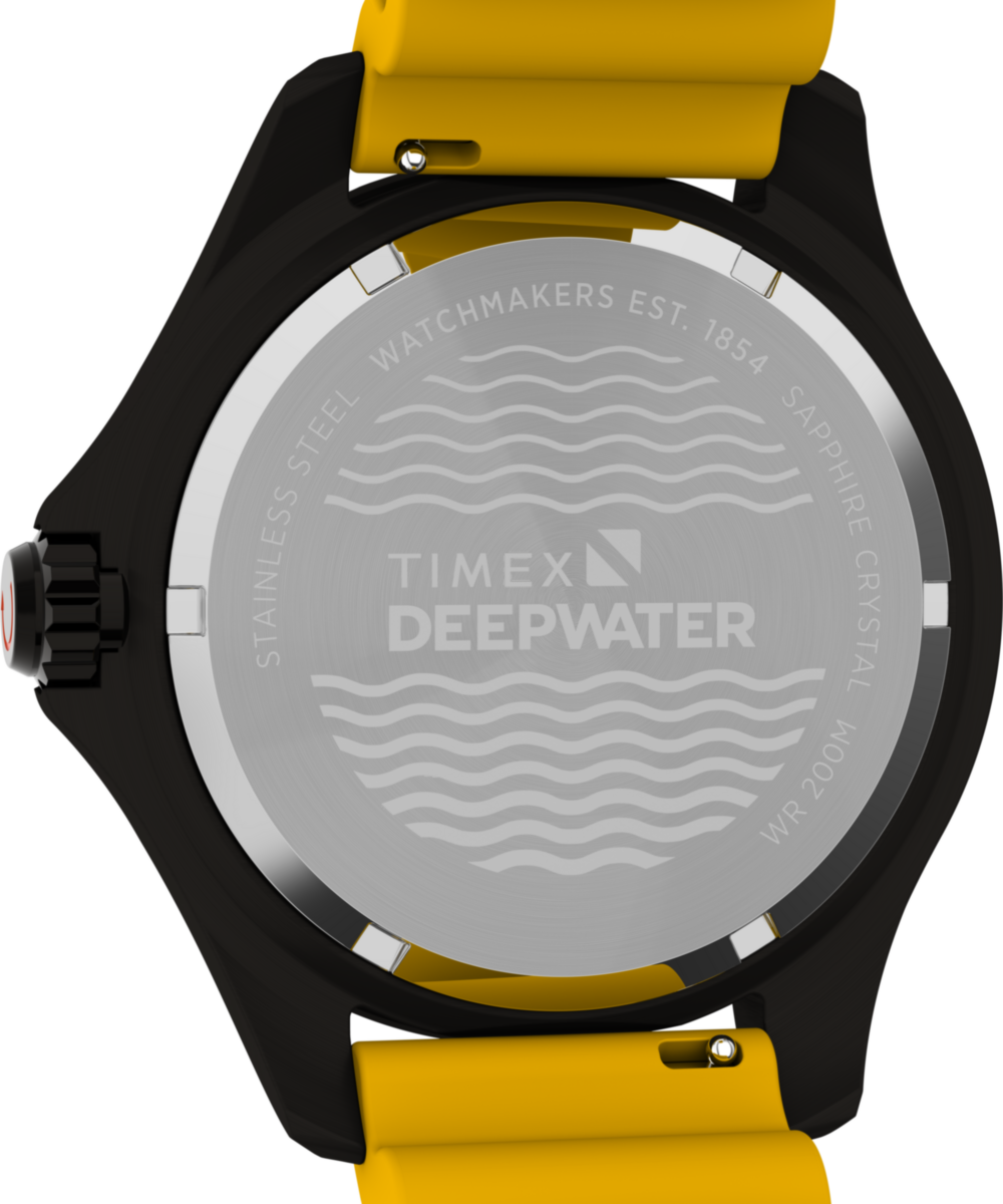 Heritage Deepwater Meridian 200 44mm Synthetic Rubber Strap Watch