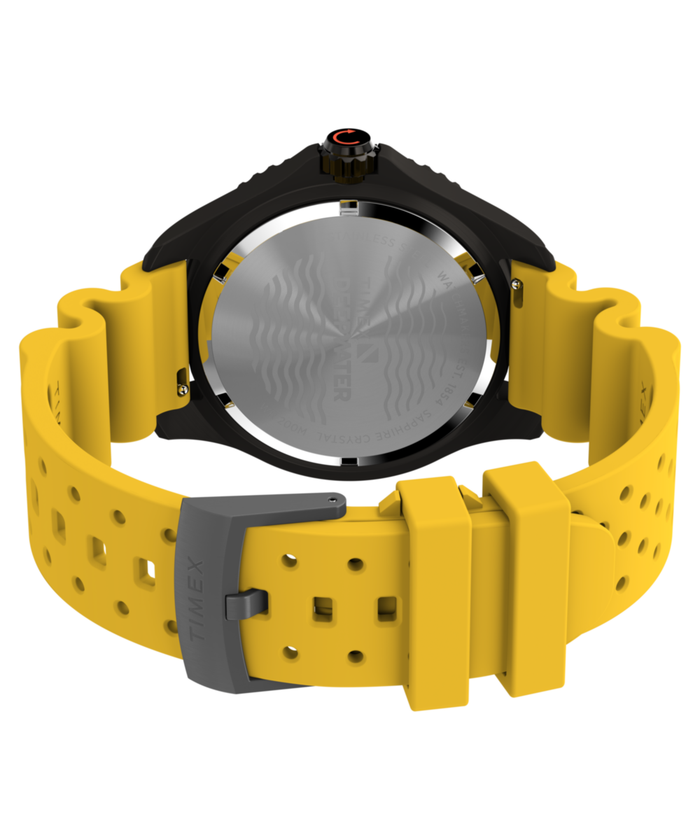 Heritage Deepwater Meridian 200 44mm Synthetic Rubber Strap Watch